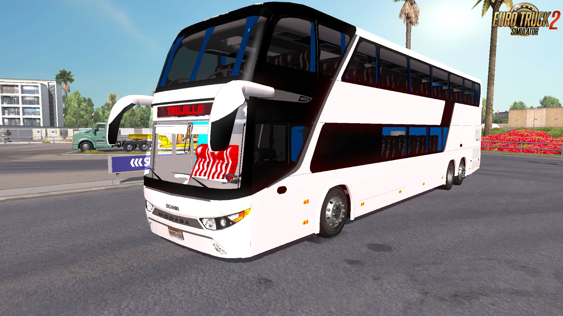 Bus Scania 6×2 Modasa Edition + Interior v1.0 (1.26.x)