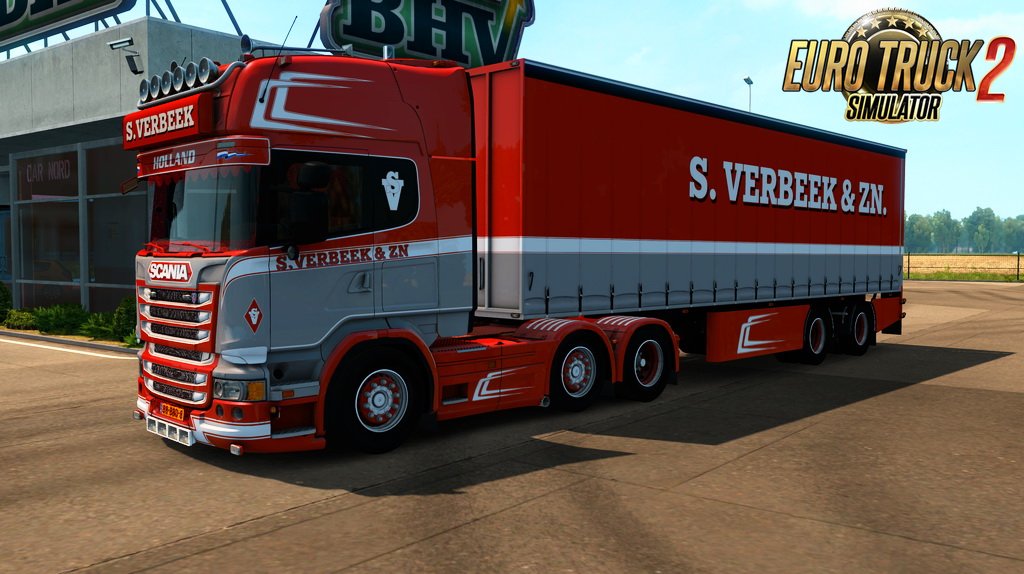 Scania Verbeek Edition + Trailer v1.0 (1.26.x)