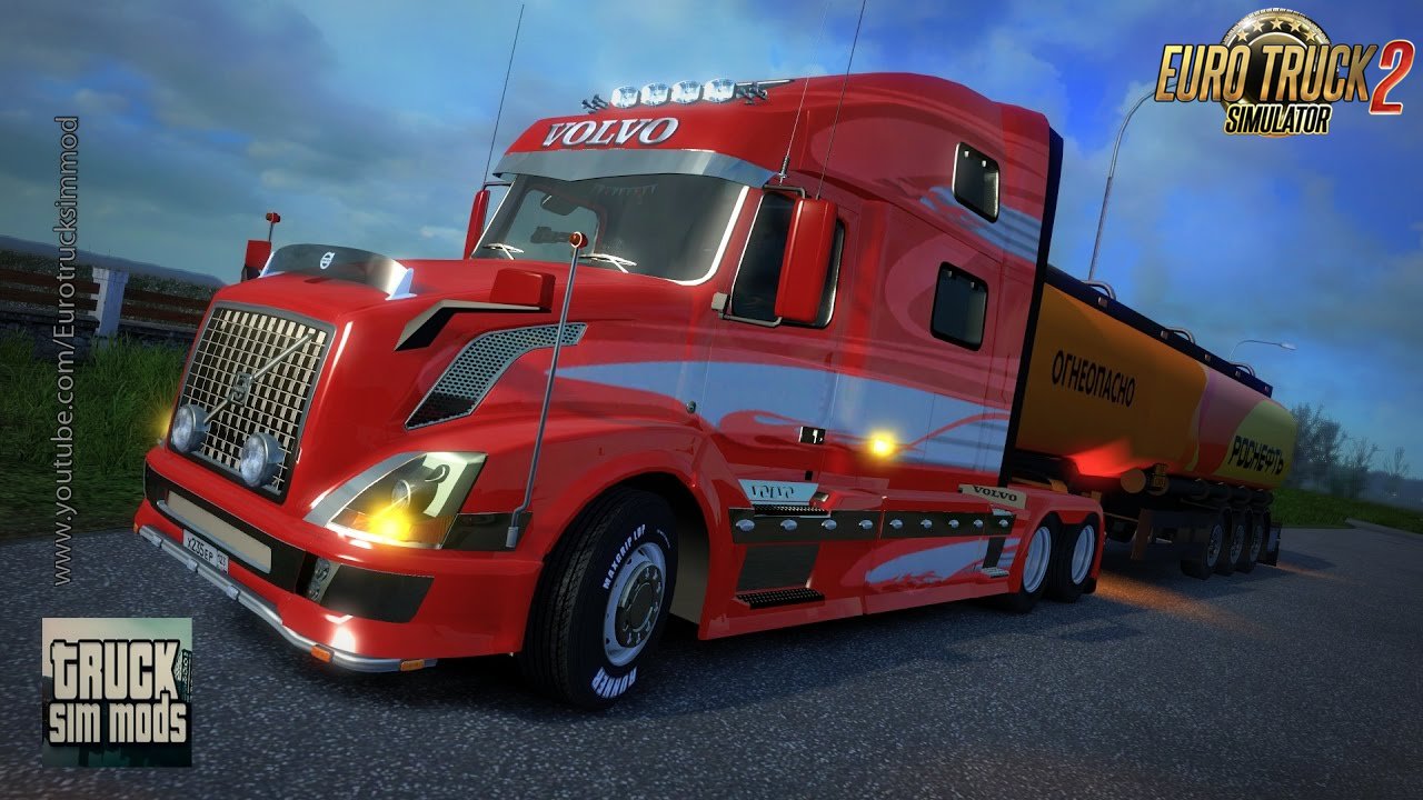 Volvo VNL 780 Reworked v1.26x By FrankBrasil - Euro Truck Simulator 2