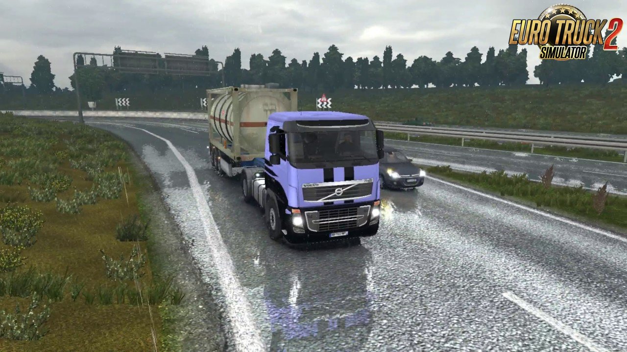 Realistic Rain reflections &  Low Visible Rain stripes v2.0 (1.26.x)