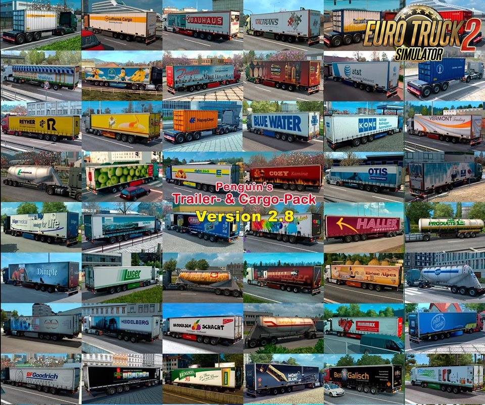 Penguins Trailer and CargoPack v2.8