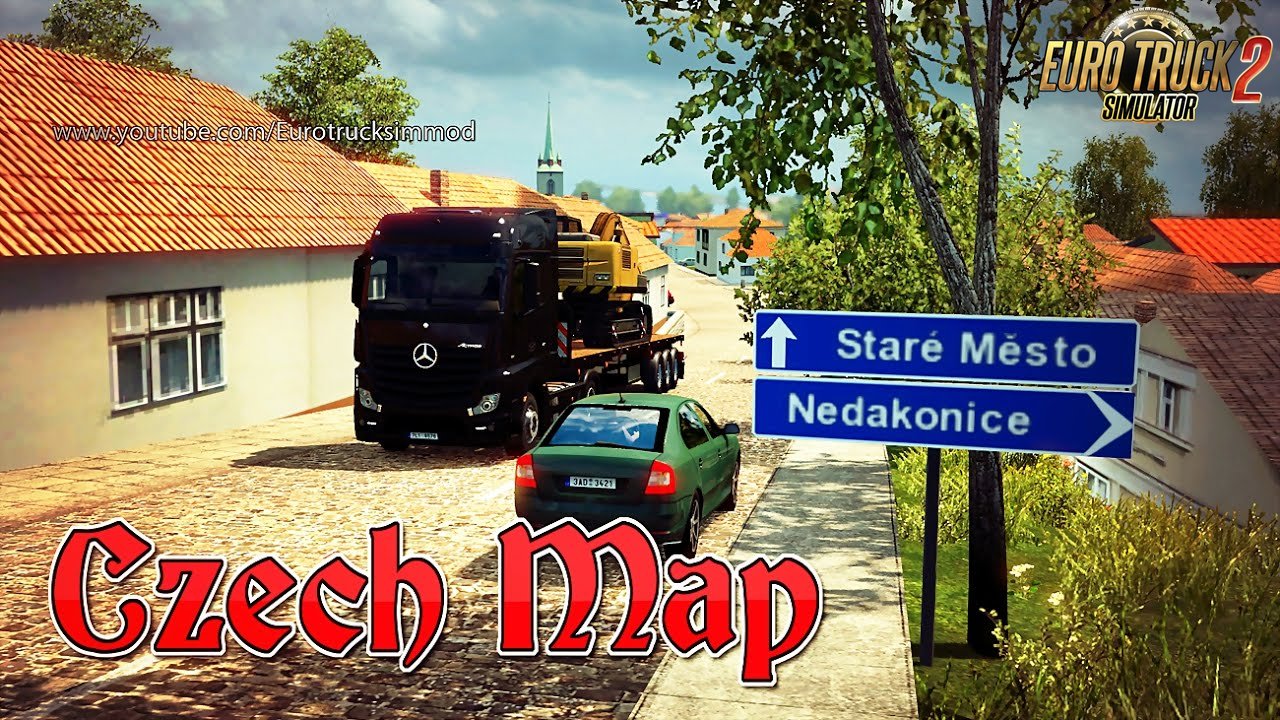 Czech Map v1.2 - Euro Truck Simulator 2