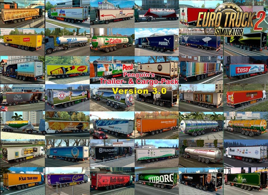 Penguins Trailer and CargoPack v3.0 [1.27.x]