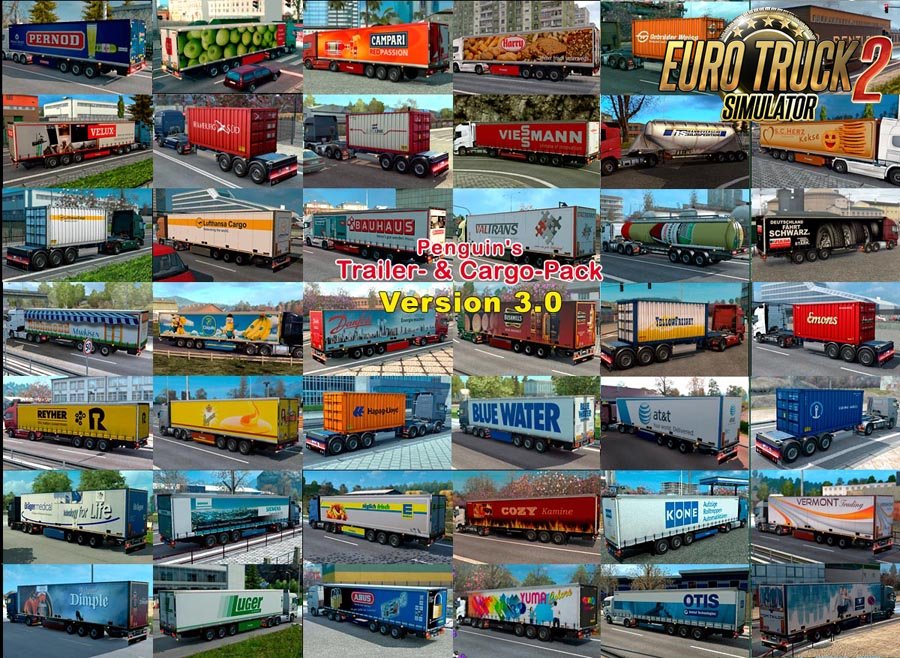 Penguins Trailer and CargoPack v3.0 [1.27.x]