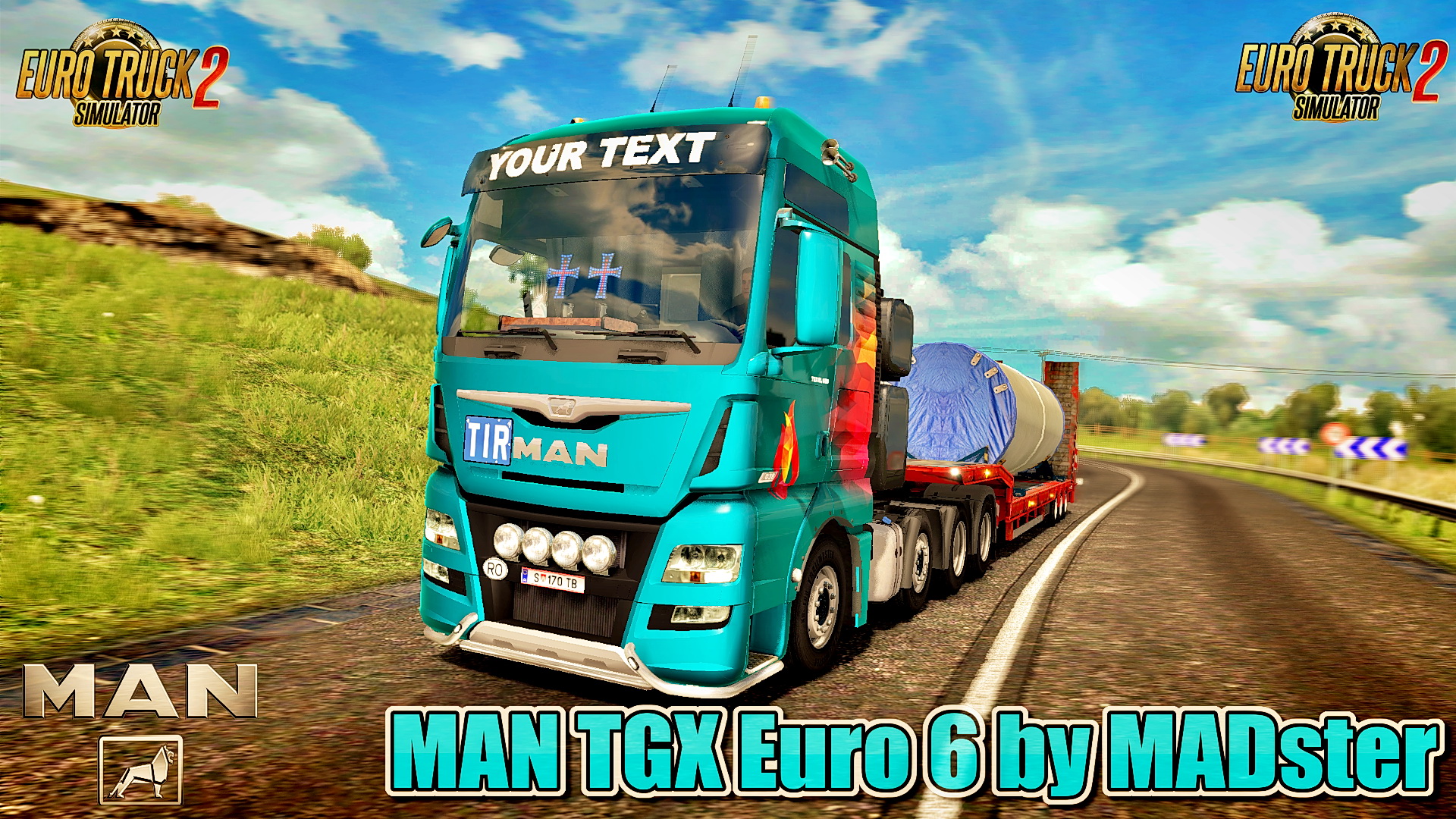 Fix for MAN TGX Euro 6 v2.1 by MADster (1.32 beta)