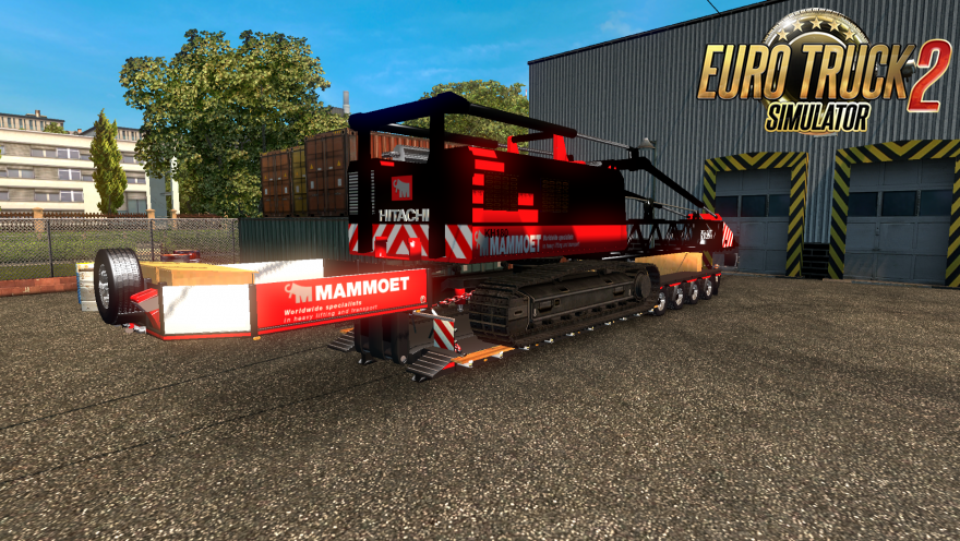 Trailer with a crane "Hitachi 150" [1.27.x]