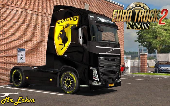 Volvo FH Deer Logo Skin v1.0 (1.27.x)