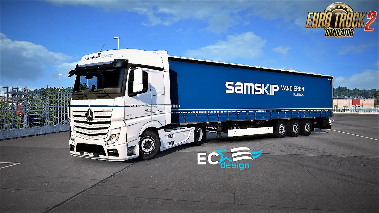 SAMSKIP VanDieren Combo Pack Skin v1.0 by ECdesign (1.27.x)