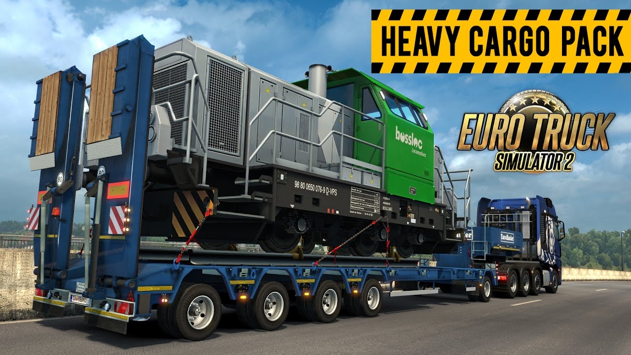 Heavy Cargo Pack DLC trailer - Euro Truck Simulator 2