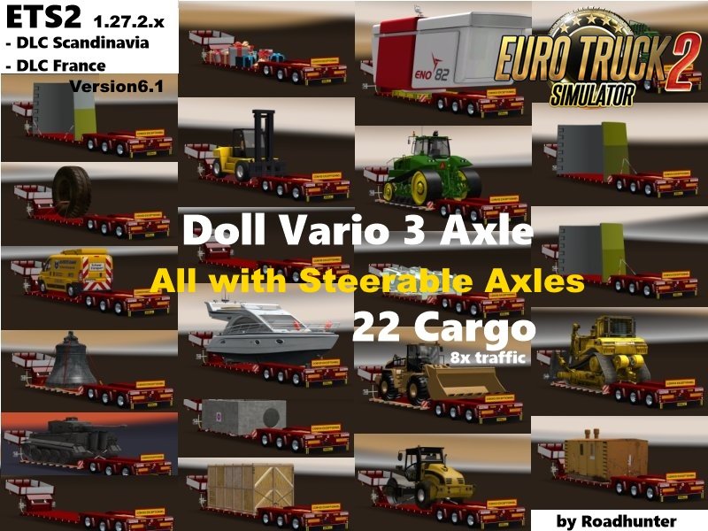 Doll Vario 3Achs with new backlight and in traffic v 6.1[1.27.x]