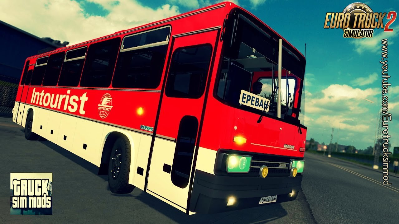 BUS Ikarus 250 Apollo + Passengers mod - Euro Truck Simulator 2