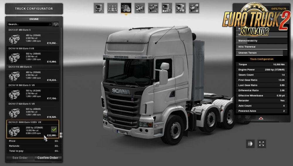 Scania R 5000 HP by Trucker1327