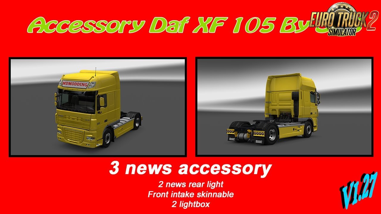 Accessory Daf XF 105 by Scs base [1.27.x]