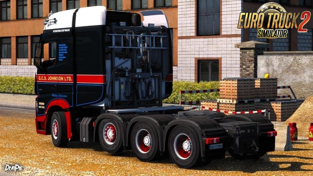 G.C.S. Johnson LTD. Skin for Mercedes-Benz Big Stars Actros v1.0 (1.27.x)