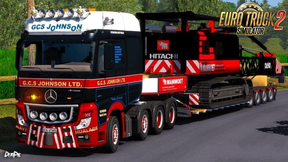 G.C.S. Johnson LTD. Skin for Mercedes-Benz Big Stars Actros v1.0 (1.27.x)