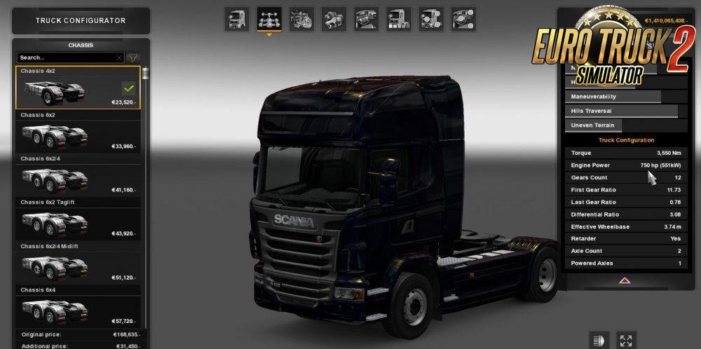 SCANIA 750 (Work in Mp) v1.0