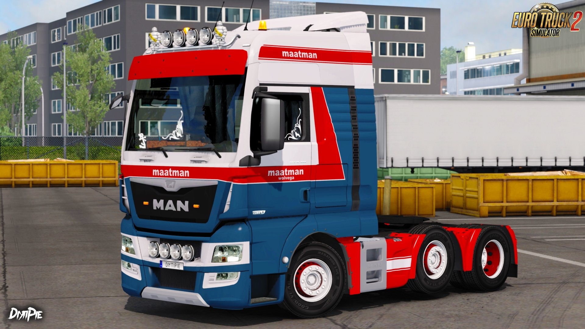 Maatman Skin for MAN TGX Euro 6 by MADster v1.0 (1.27.x)