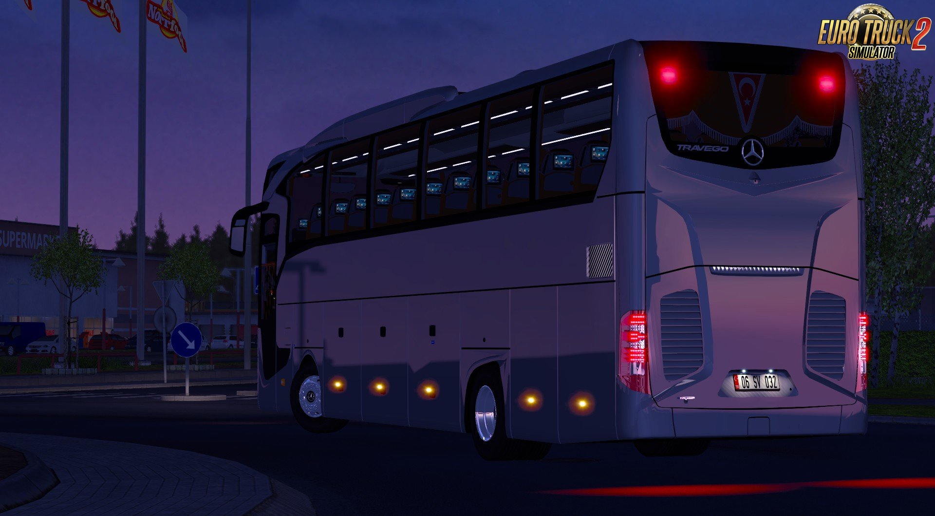 Mercedes Benz Travego 2016 + Interior v3.0 (1.27.x)