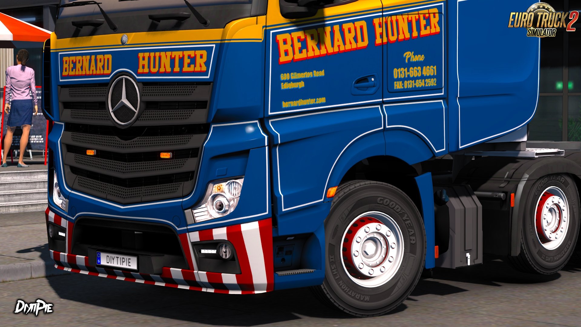 Bernard Hunter Skin for Mercedes-Benz Big Stars Actros v1.0 (1.27.x)