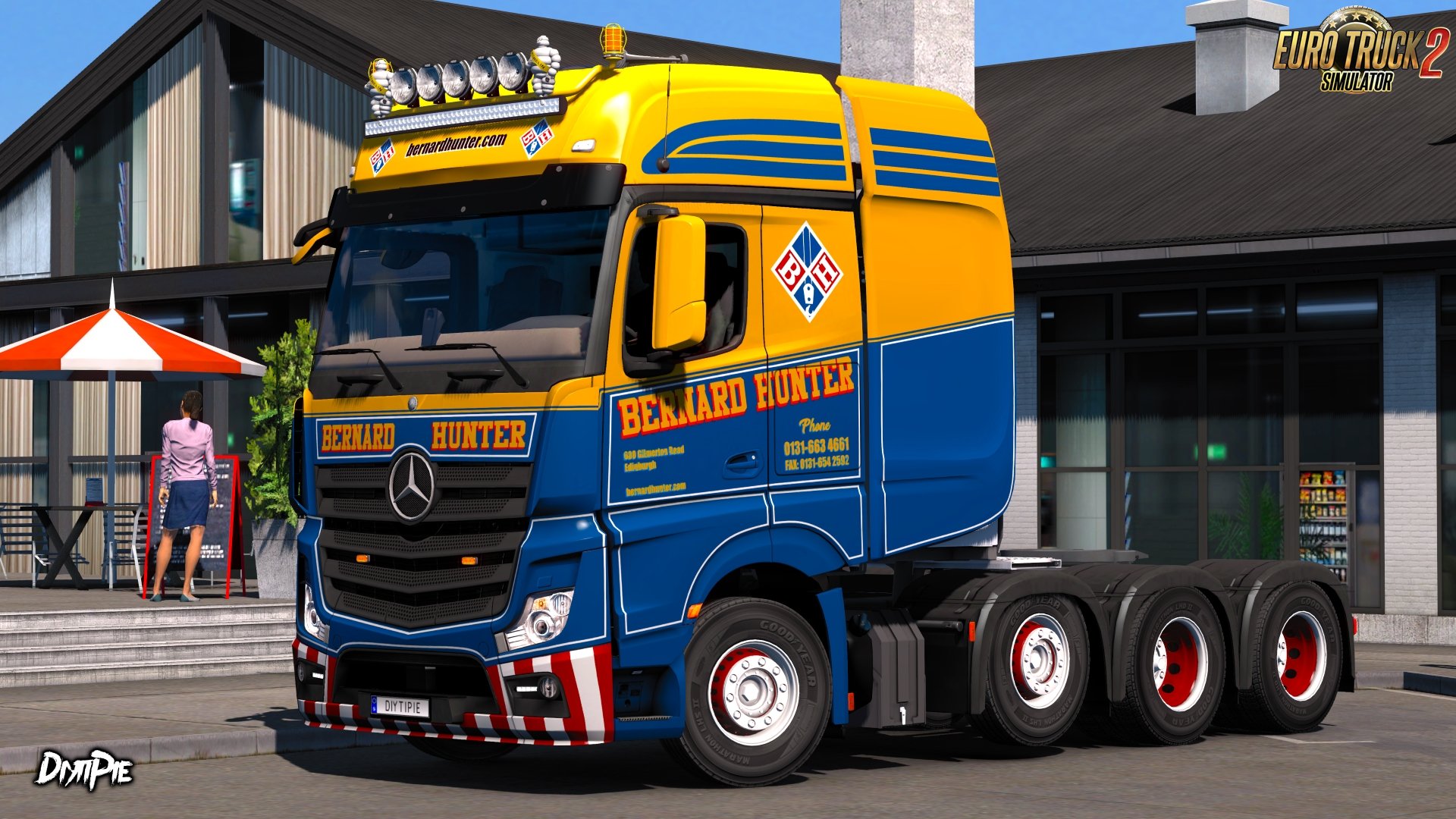 Bernard Hunter Skin for Mercedes-Benz Big Stars Actros v1.0 (1.27.x)