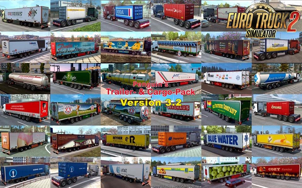 Penguins Trailer and CargoPack v3.2