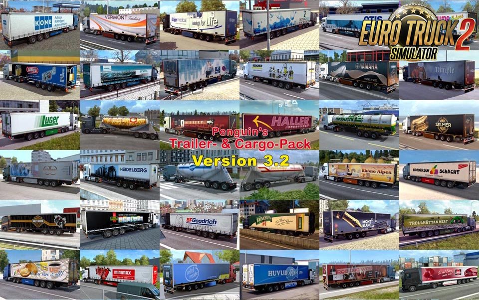 Penguins Trailer and CargoPack v3.2
