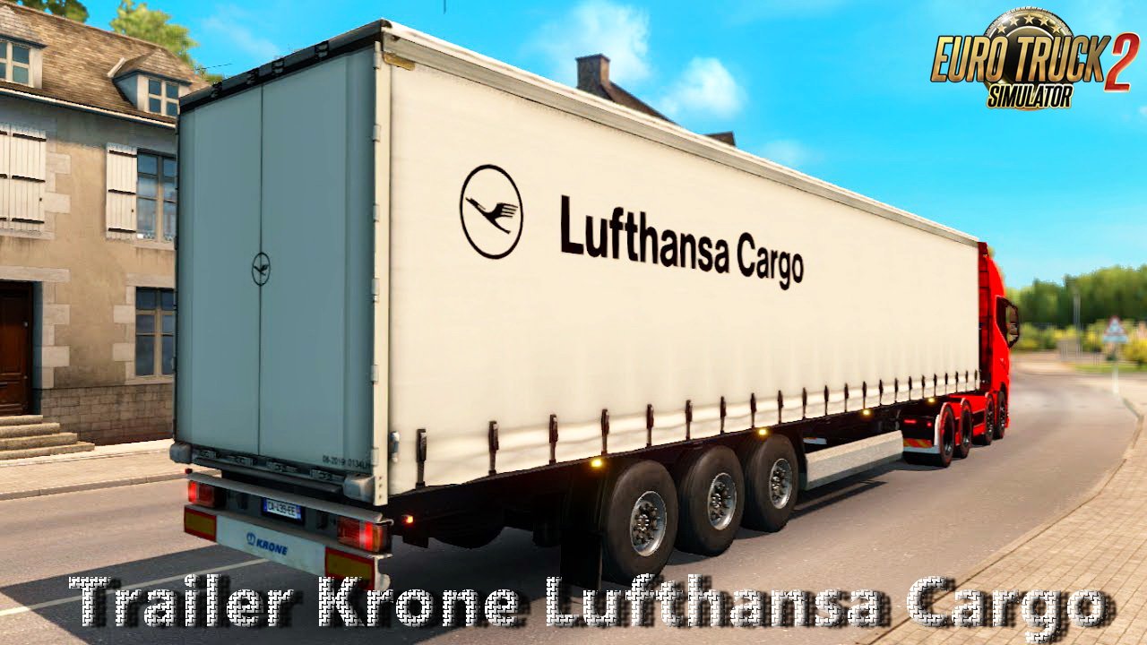 Trailer Krone Lufthansa Cargo v1.0 by Nikola (1.27.x)