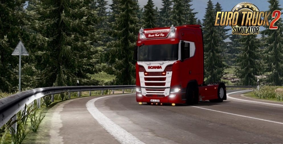 Graphic mod by Marty edited by Wendigo for Ets 2