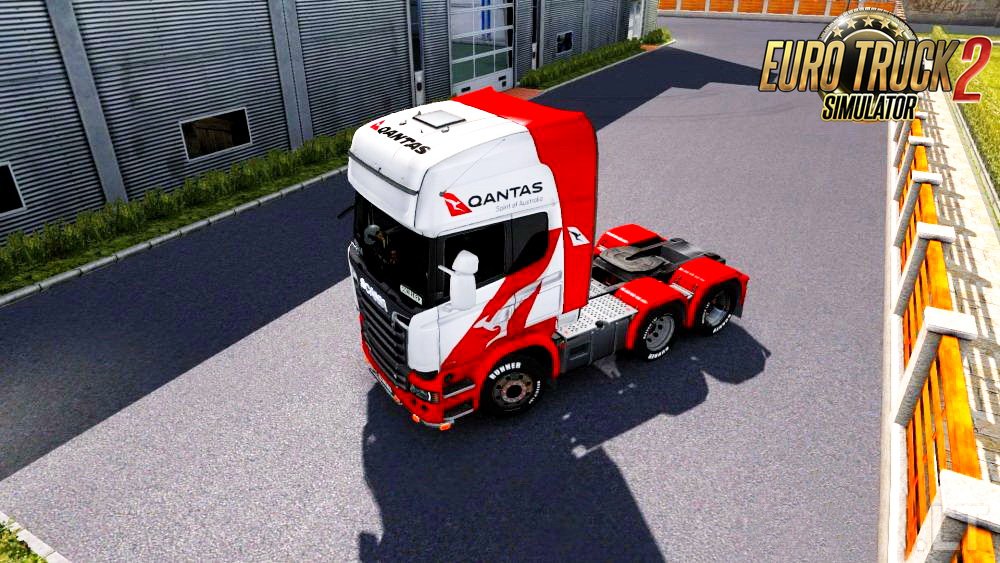 Quantas Skin for Scania Streamline Topline v1.0 (1.28.x)