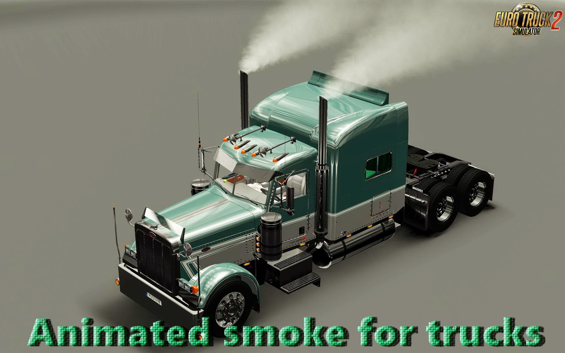 Animated smoke for trucks v1.0 (1.28.x)