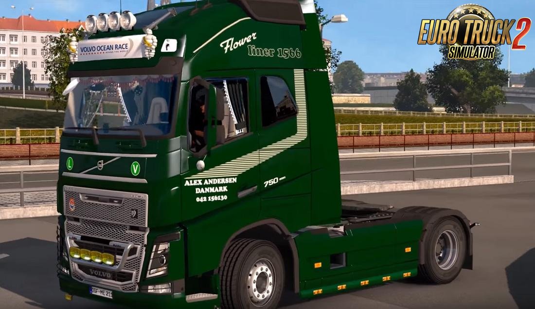 New Volvo FH16 Accessories + Interior v3.3 (1.28.x)