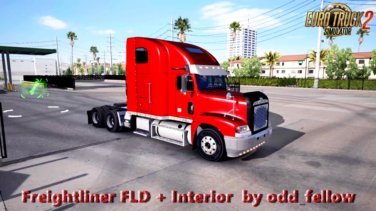 Freightliner FLD + Interior v1.5 by odd_fellow (1.28.x)