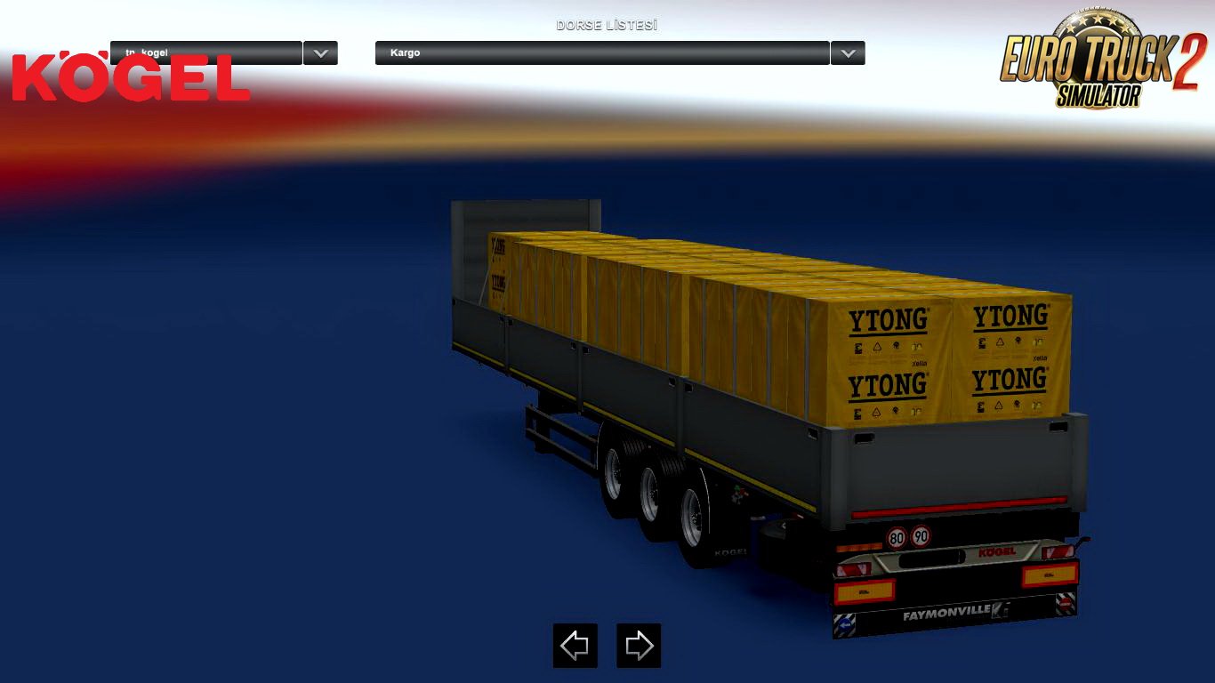 Kogel Flatbed Trailer Pack v1.0 (1.28.x)