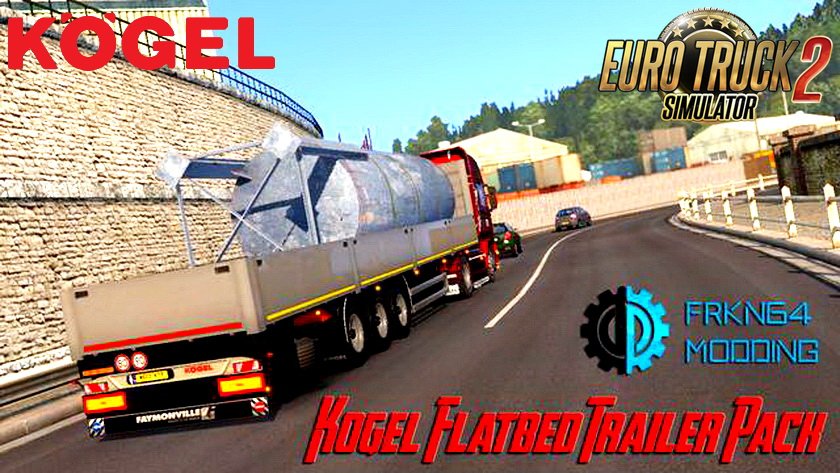 Kogel Flatbed Trailer Pack v1.0 (1.28.x)