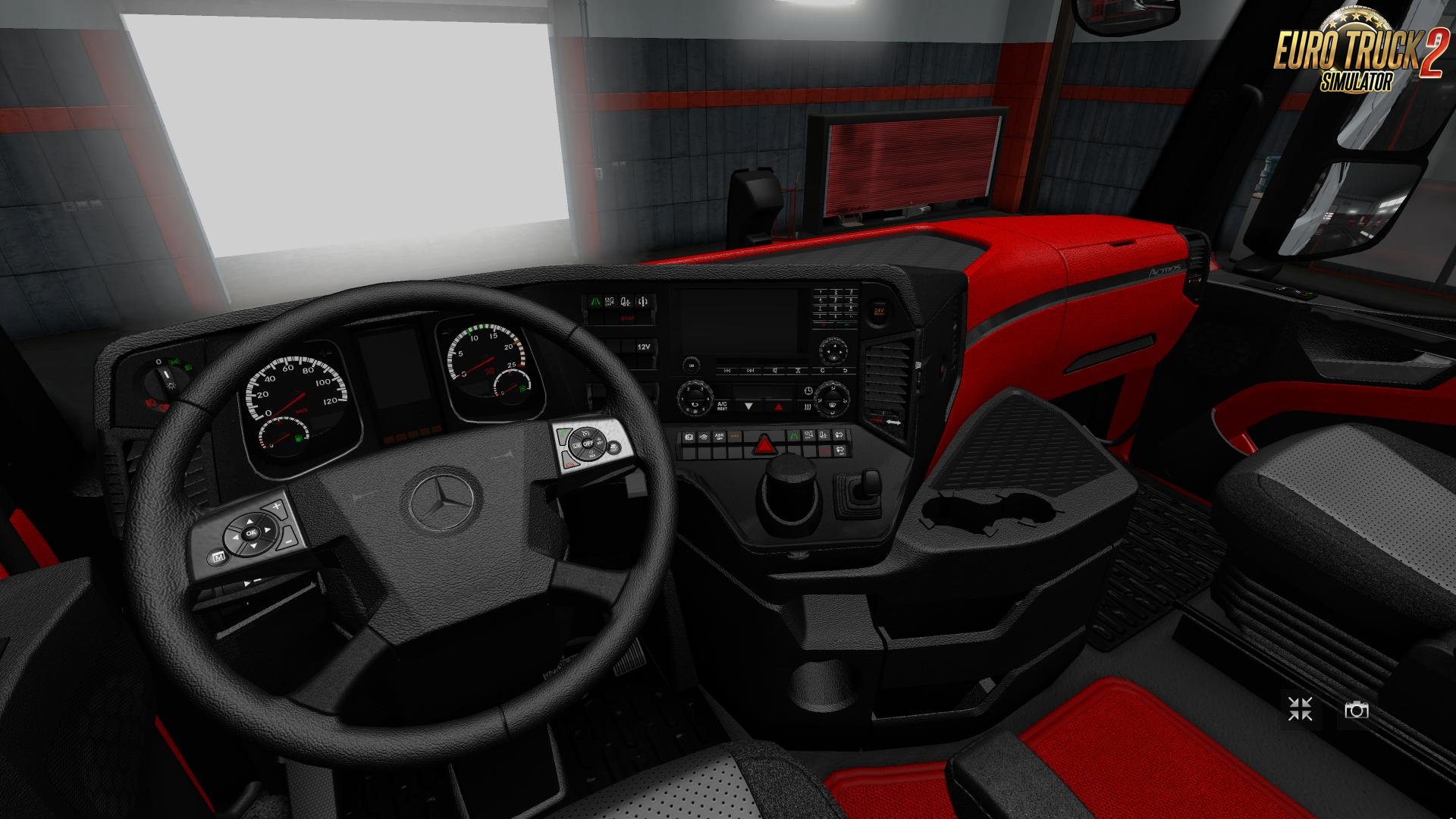 Actros 2014 Black Red Mod v1.0