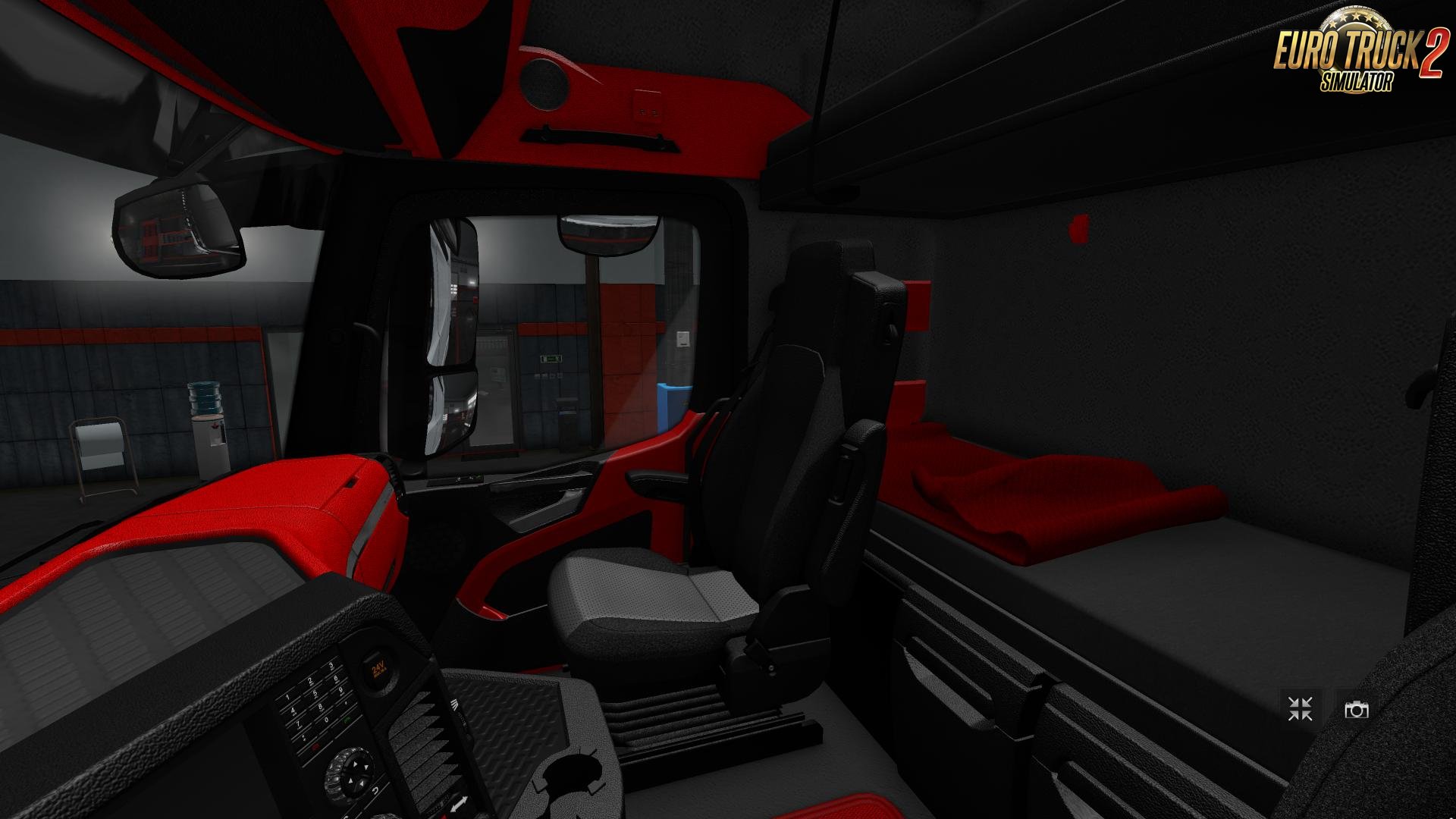 Actros 2014 Black Red Mod v1.0