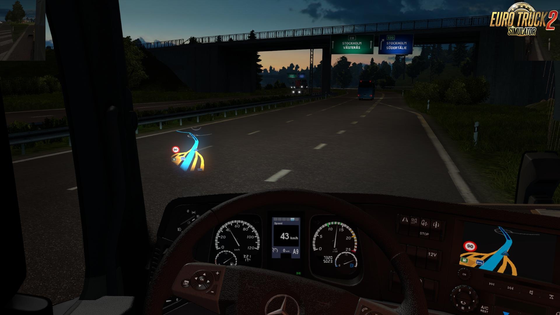 Heads-Up Display for Ets2