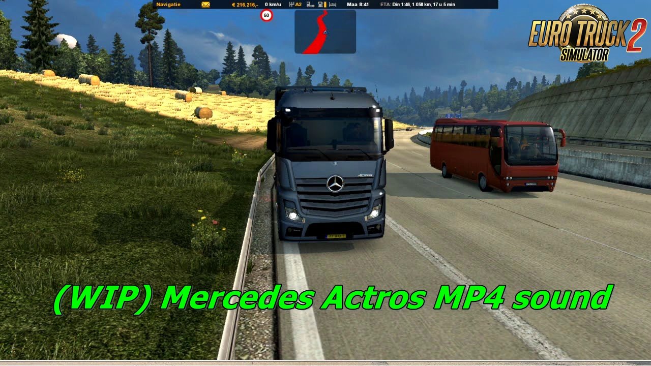 Reworked Mercedes Actros MP4 sound