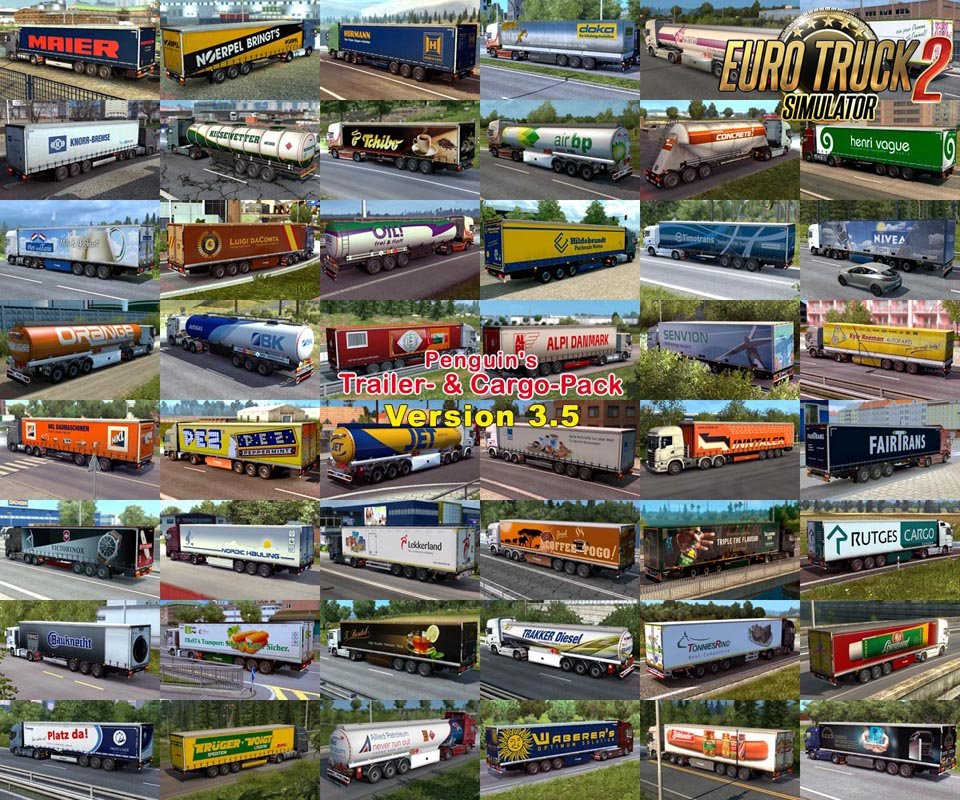Penguins Trailer and CargoPack v3.5