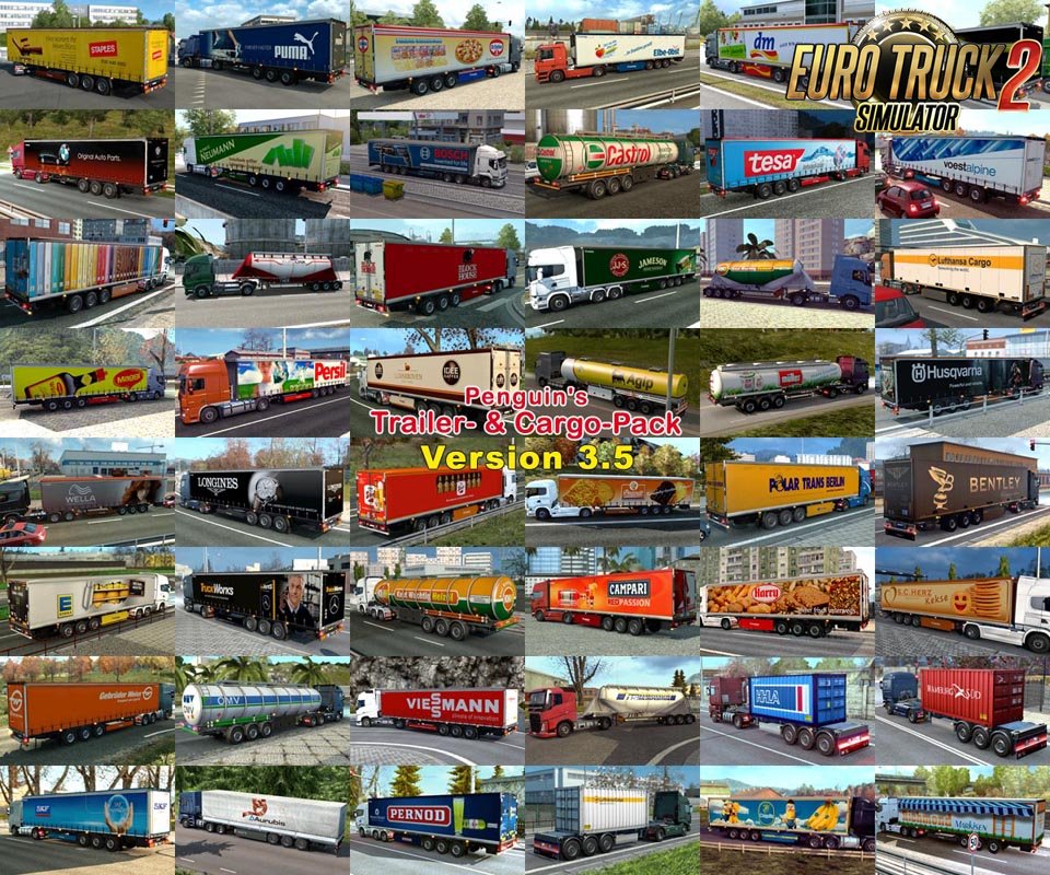 Penguins Trailer and CargoPack v3.5