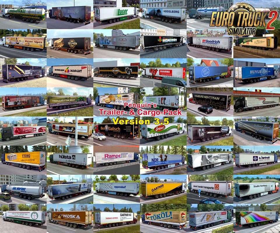 Penguins Trailer and CargoPack v3.5