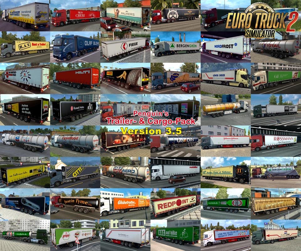 Penguins Trailer and CargoPack v3.5