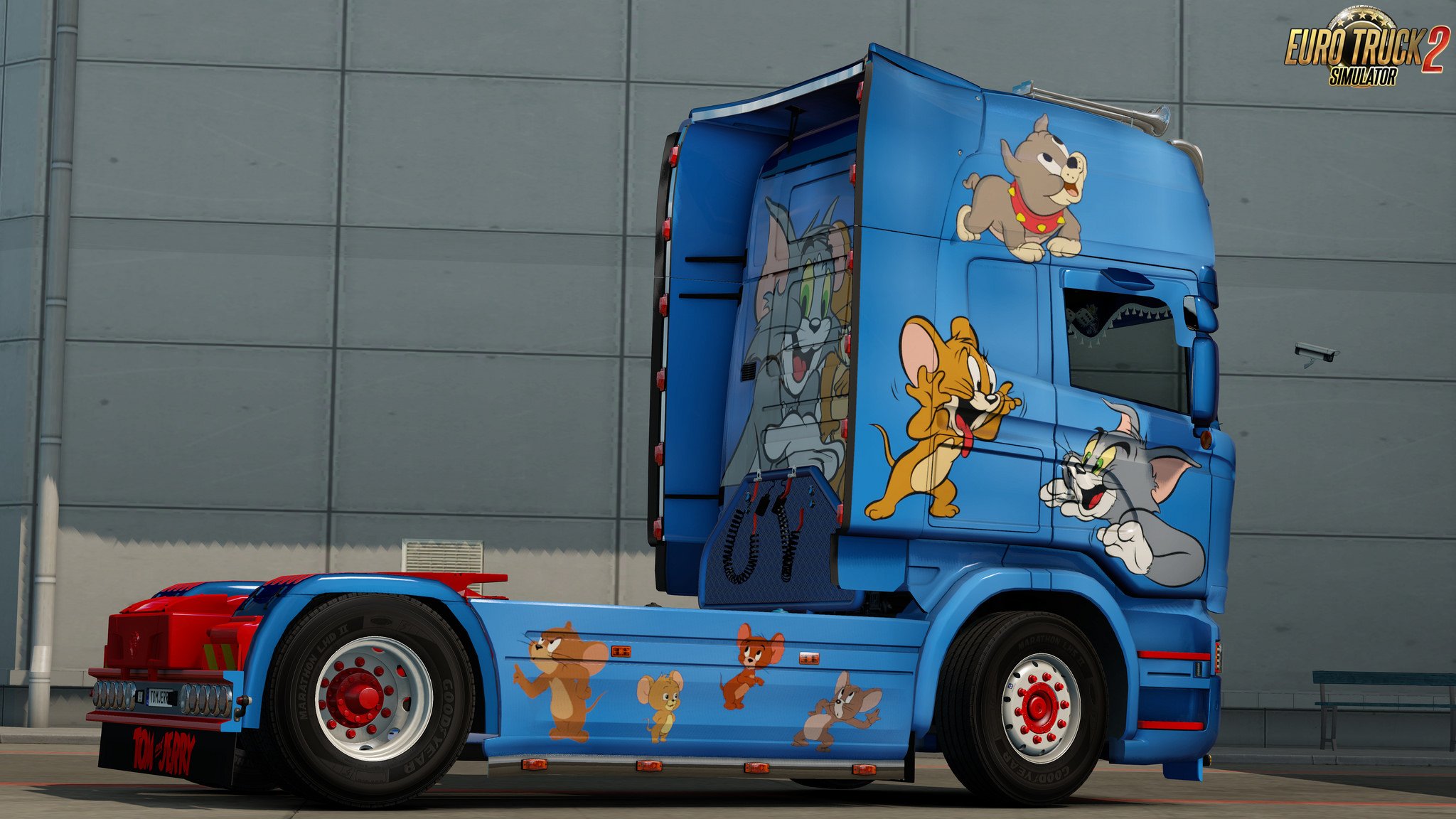 Tom and Jerry Skin for Scania RJL v1.0 by Roman71 (1.28.x)