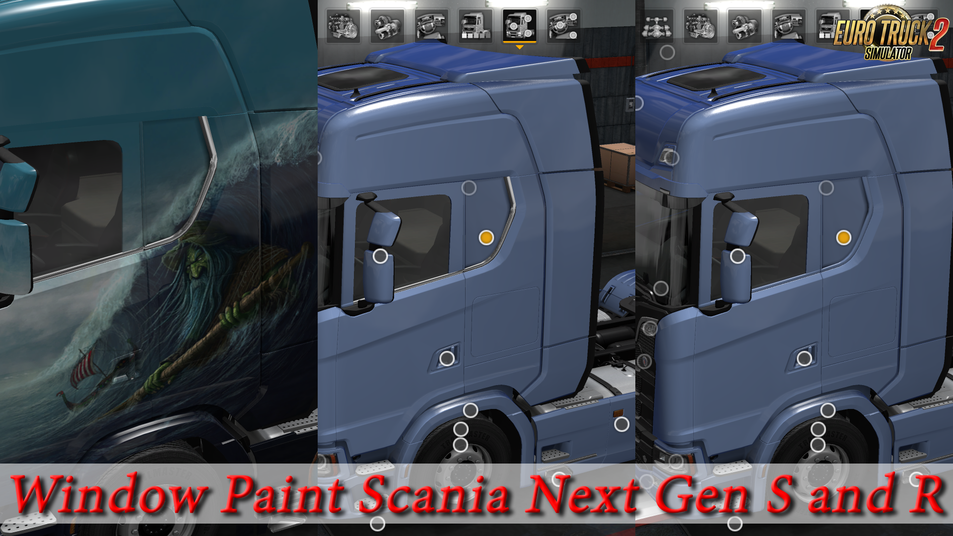 Window Paint and Glass Scania Next Gen v1.0 [1.30]