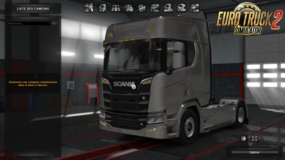 Yellow Light Scania Next by Mathieu