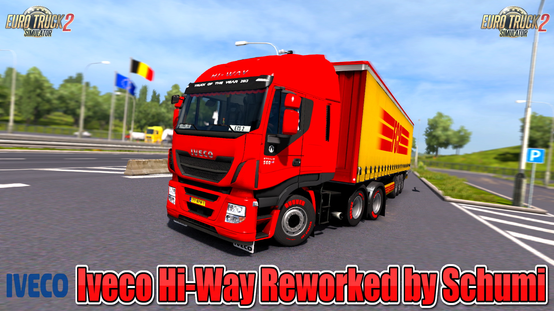 Iveco Hi-Way Reworked v1.4 by Schumi (1.30.x) - Euro Truck Simulator 2 Iveco Hi-Way Reworked v1.4 by Schumi (1.30.x) - Euro Truck Simulator 2