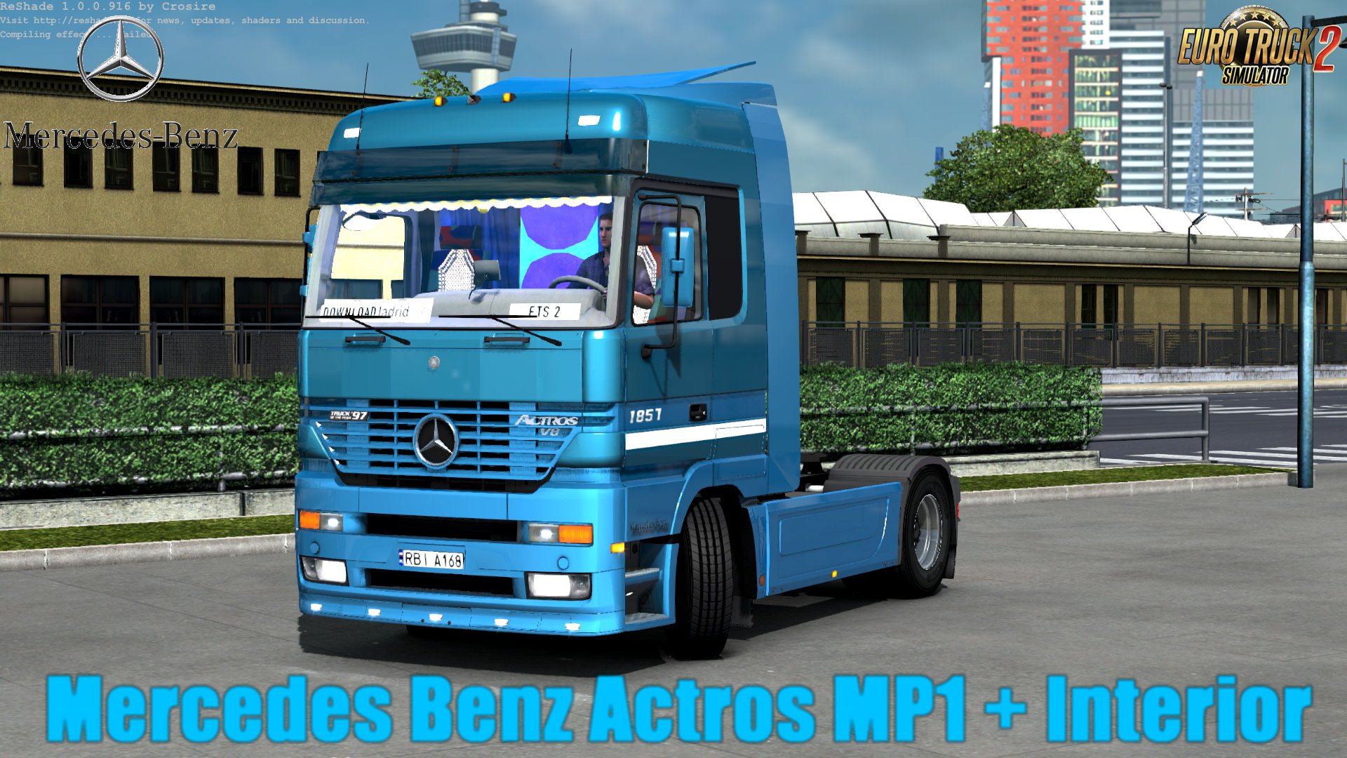 Mercedes Benz Actros MP1 + Interior v1.0 (Update by KrewlexDesings) (1.30.x)