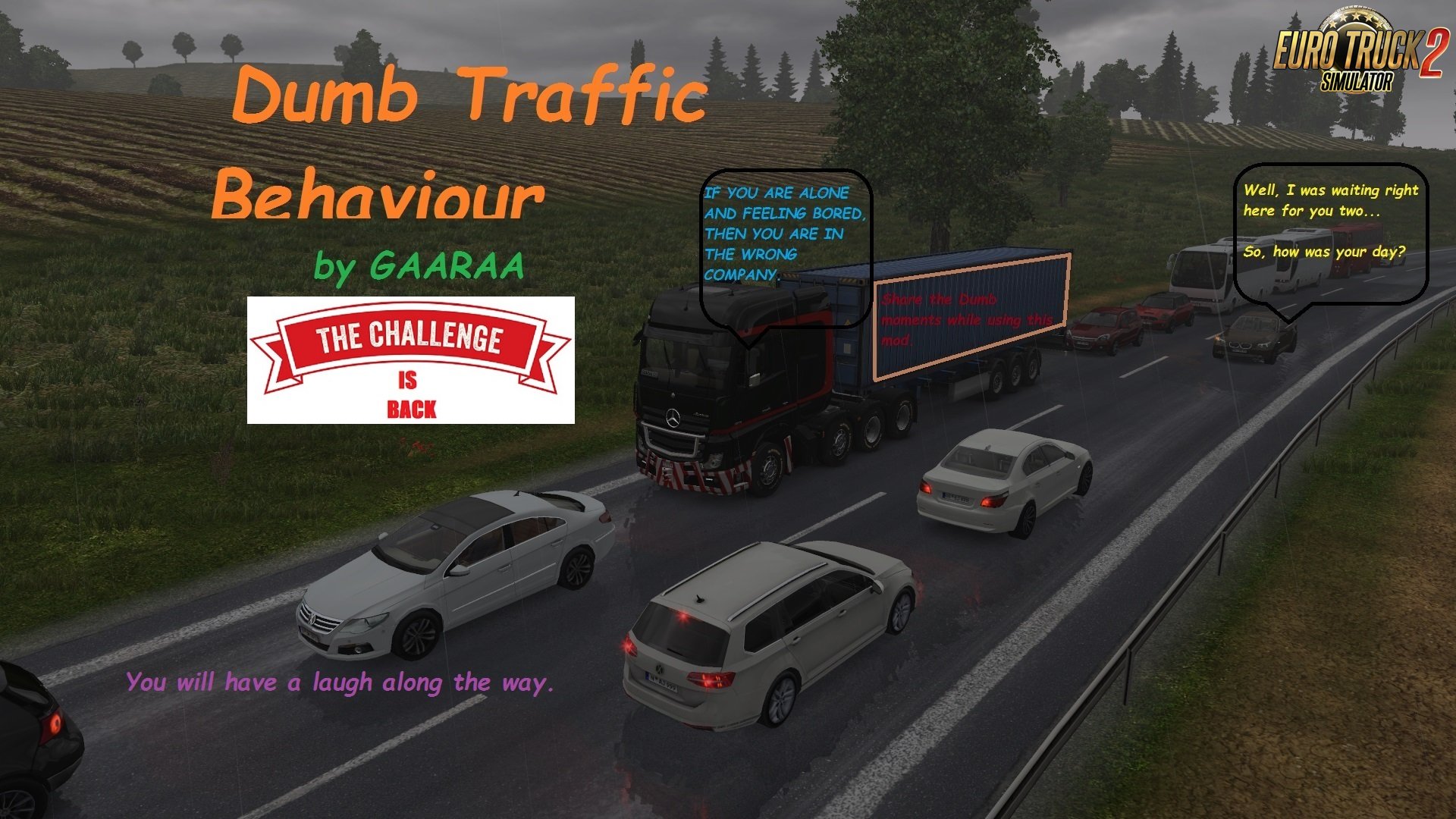 Dumb Traffic Behaviour by GAARAA 1.3