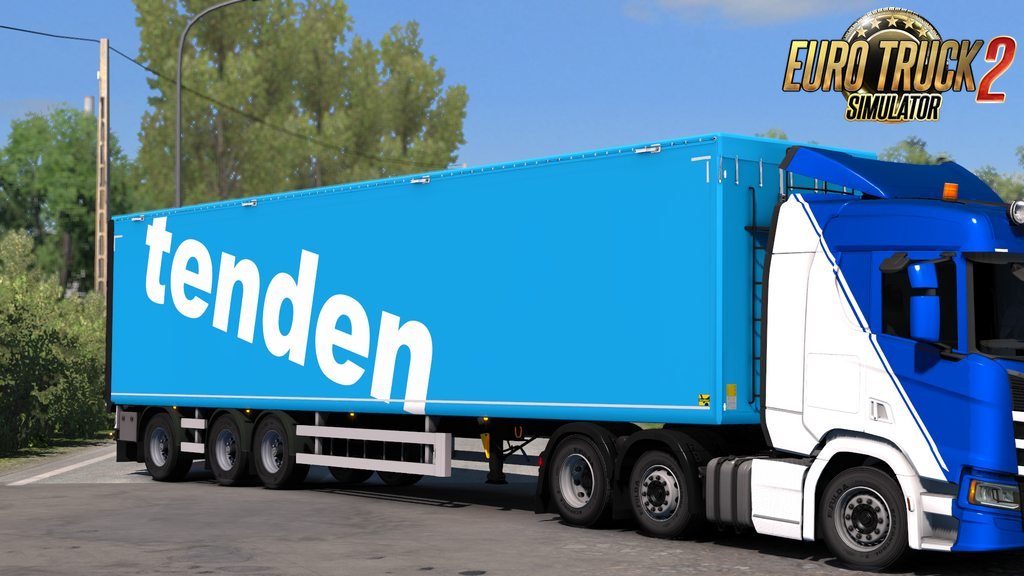 Thor Tenden Transport AS Trailer Skin for Kraker Walkingfloor by Kast v1.0 (1.30.x)
