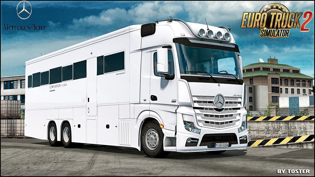 Mercedes Benz MP4 Actros Motorhome v1.0 (1.30.x)